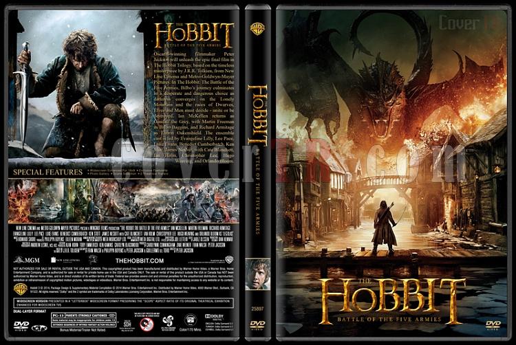 The Hobbit: The Battle of Five Armies (Hobbit: Be Ordunun Sava) - Custom Dvd Cover - English [2014]-v2jpg