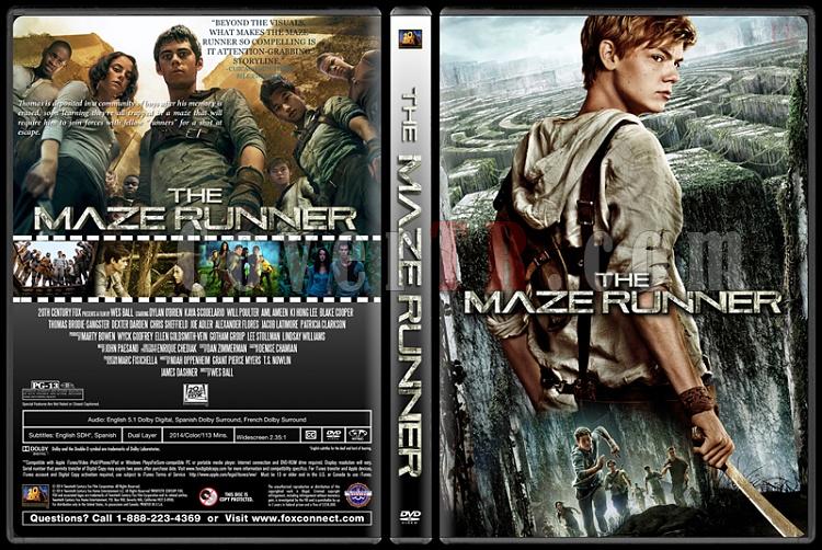 The Maze Runner (Labirent: Ölümcül Kaçış) - Custom Dvd Cover - English [2014]-standardjpg