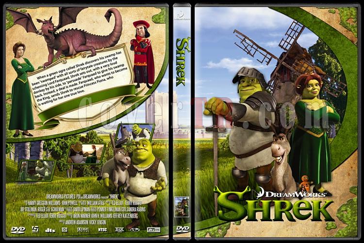 Shrek Custom Dvd Cover English 2001 Covertr