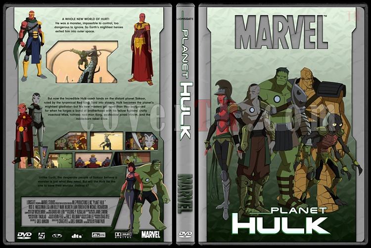 Planet Hulk - Custom Dvd Cover - English [2010]-planet_hulk-grayjpg