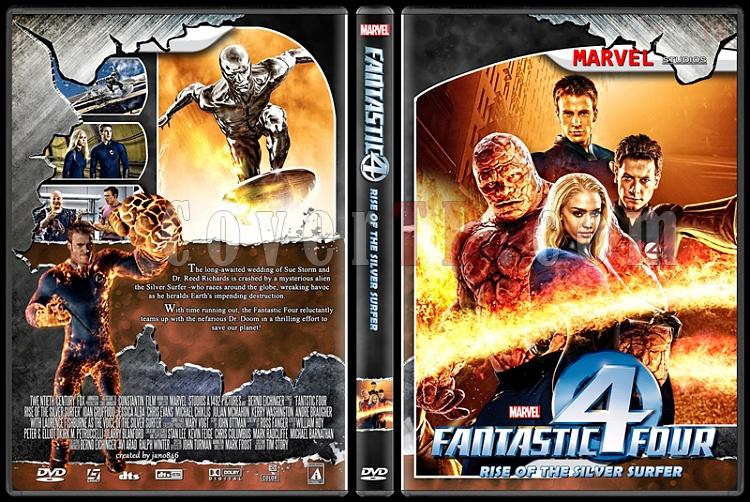 Fantastic 4: Rise of the Silver Surfer - Custom Dvd Cover - English [2007]-fantastic_4_four_rise_of_the_silver_surferjpg