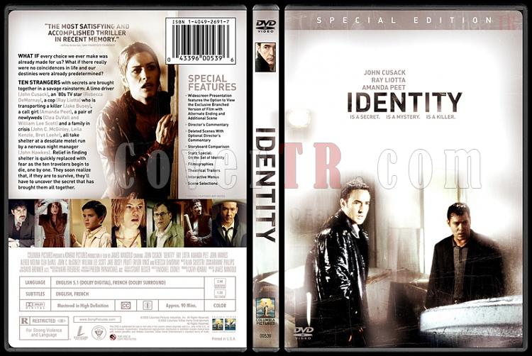 Identity - Custom Dvd Cover - English [2003]-identitybunnydojojpg