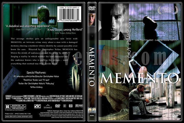 Memento - Custom Dvd Cover - English [2000]-mementojpg