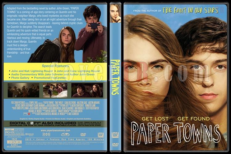 Paper Towns - Custom Dvd Cover - English [2015]-paper-cov-prejpg