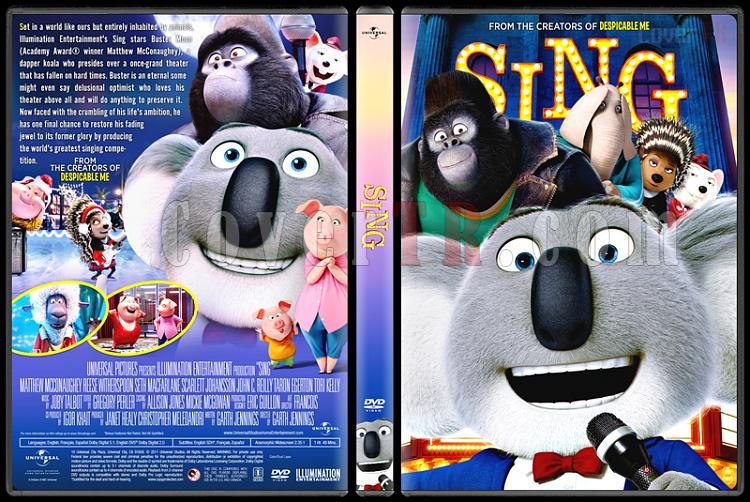 Sing - Custom Dvd Cover - English [2016]-standardjpg