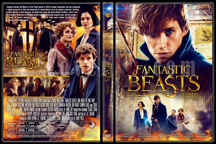 Fantastic Beasts and Where to Find Them - Custom Dvd Cover - English [2016]-v2jpg