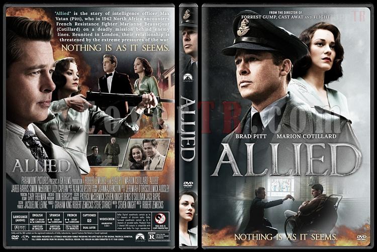 Allied - Custom Dvd Cover - English [2016]-1jpg