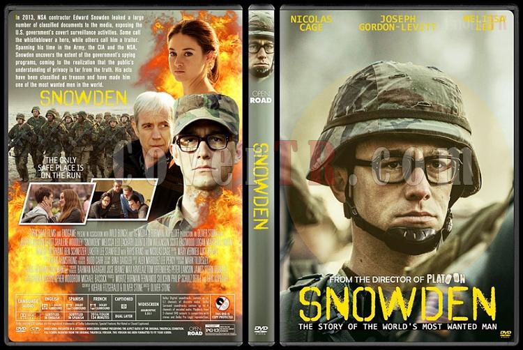 Snowden - Custom Dvd Cover - English [2016]-1jpg