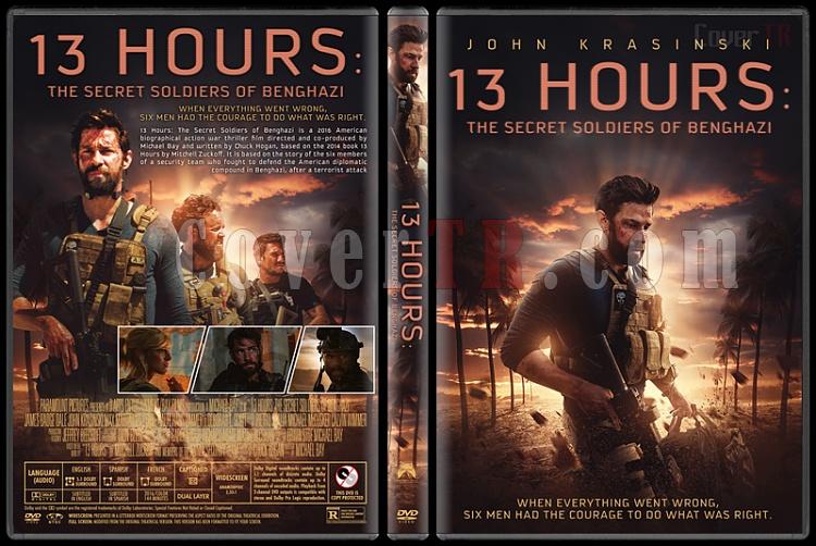 13 Hours: The Secret Soldiers of Benghazi - Custom Dvd Cover - English [2016]-previewjpg