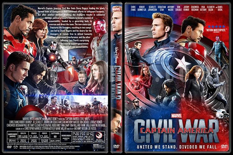 Captain America: Civil War - Custom Dvd Cover - English [2016]-3jpg