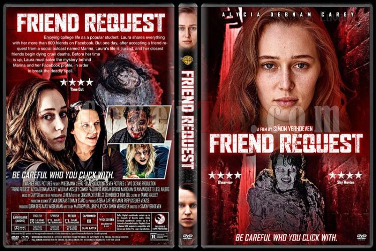 Friend Request (Lanetli Mesaj) - Custom Dvd Cover - English [2016]-1jpg