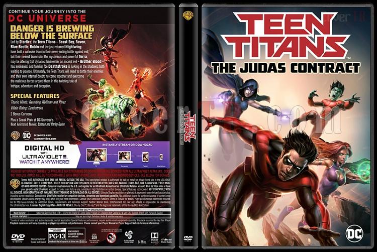 Teen Titans: The Judas Contract (Gen Titanlar: Judas Szlemesi) - Custom Dvd Cover - English [2017]-1jpg