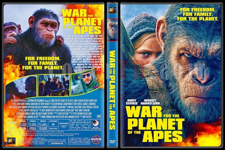 War for the Planet of the Apes - Custom Dvd Cover - English [2017]-1jpg