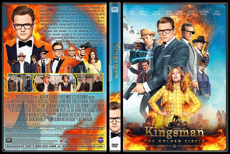 Kingsman: The Golden Circle - Custom Dvd Cover - English [2017]-1jpg