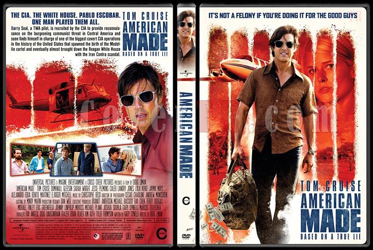 American Made (Barry Seal: Kaak) - Custom Dvd Cover - English [2017]-1jpg