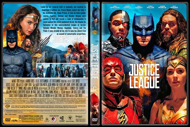 Justice League (Adalet Birlii) - Custom Dvd Cover - English [2017]-1jpg