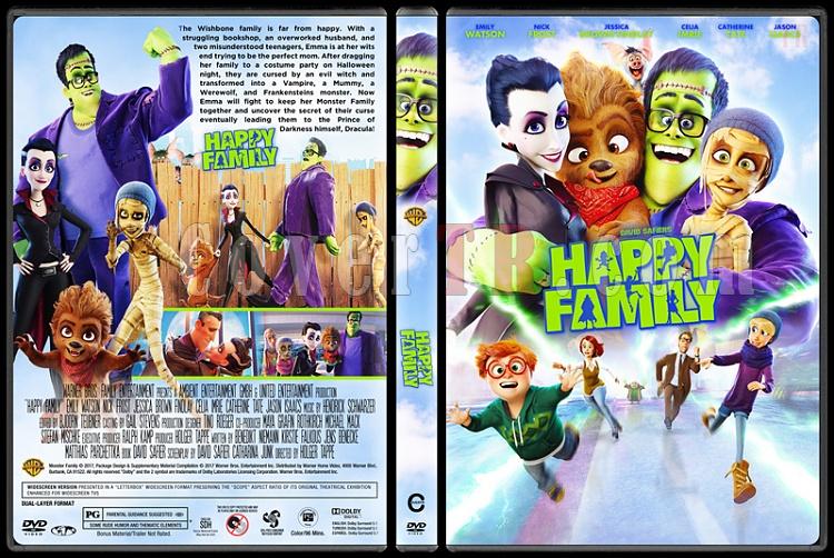 Happy Family - Monster Family (Mutlu Canavar Ailesi) - Custom Dvd Cover - English [2017]-h1jpg