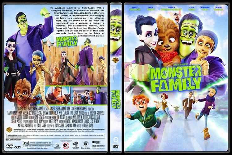 Monster Family - Happy Family (Mutlu Canavar Ailesi) - Custom Dvd Cover - English [2017]-m1jpg