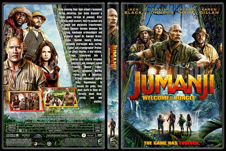 Jumanji: Welcome to the Jungle - Custom Dvd Cover - English [2017]-1jpg