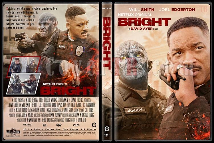 Bright - Custom Dvd Cover - English [2017]-1jpg