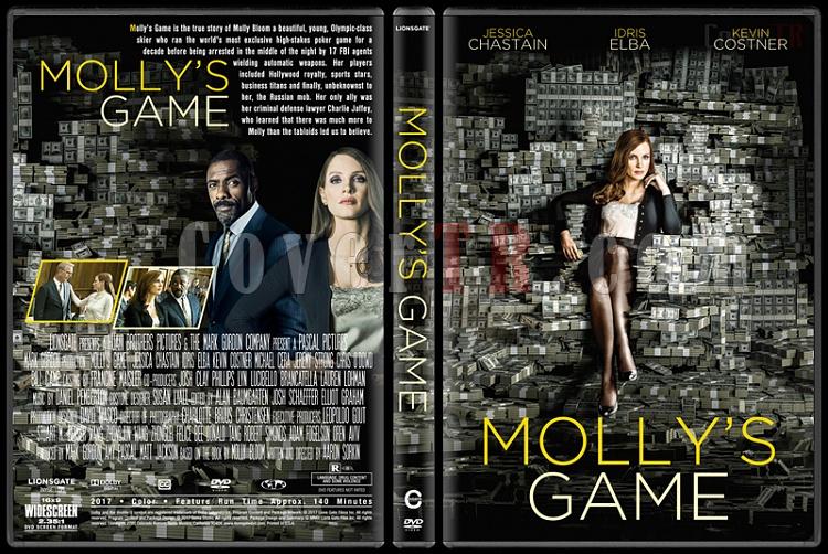 Molly's Game (Molly'nin Oyunu) - Custom Dvd Cover - English [2017]-1jpg