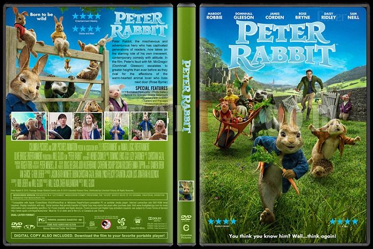 Peter Rabbit (Tavan Peter) - Custom Dvd Cover - English [2018]-1jpg