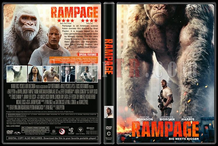 Rampage (Rampage: Byk Ykm) - Custom Dvd Cover - English [2018]-1jpg