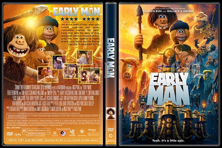 Early Man (Taş Devri Firarda) - Custom Dvd Cover - English [2018]-1jpg