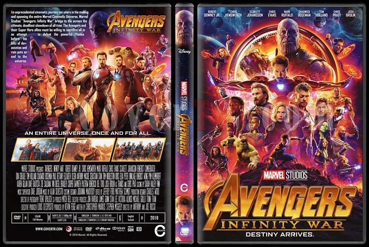 Avengers: Infinity War (Yenilmezler: Sonsuzluk Sava) - Custom Dvd Cover - English [2018]-1jpg