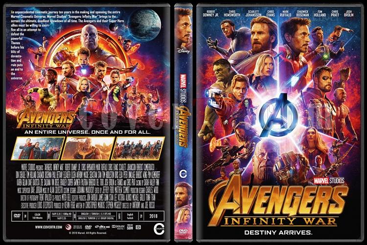 Avengers: Infinity War (Yenilmezler: Sonsuzluk Sava) - Custom Dvd Cover - English [2018]-3jpg