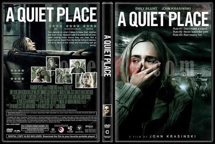 A Quiet Place (Sessiz Bir Yer) - Custom Dvd Cover - English [2017]-01jpg