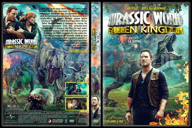 Jurassic World: Fallen Kingdom - Custom Dvd Cover - English [2018]-1jpg