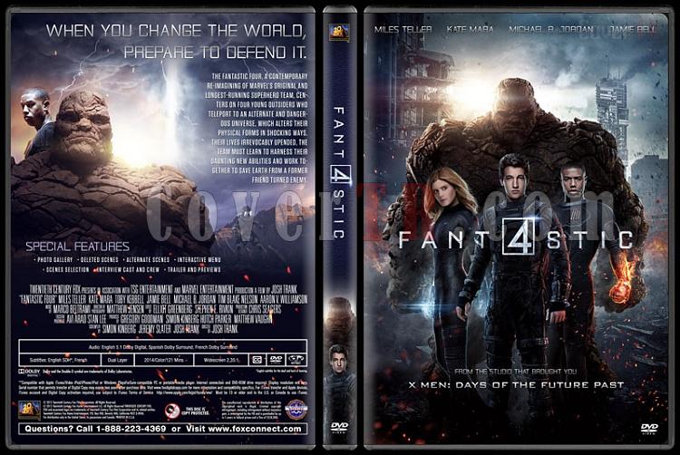 Fantastic Four (Fantastik Dörtlü) - Custom Dvd Cover - English [2015]-03jpg