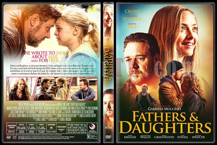 Fathers & Daughters (Babalar ve Kzlar) - Custom Dvd Cover - English [2015]-v3jpg