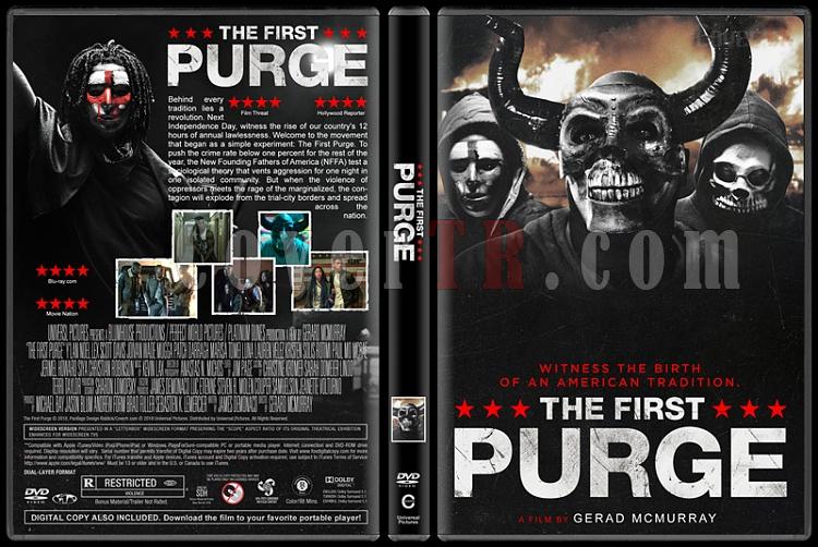 The First Purge (lk Arnma Gecesi) - Custom Dvd Cover - English [2018]-01jpg