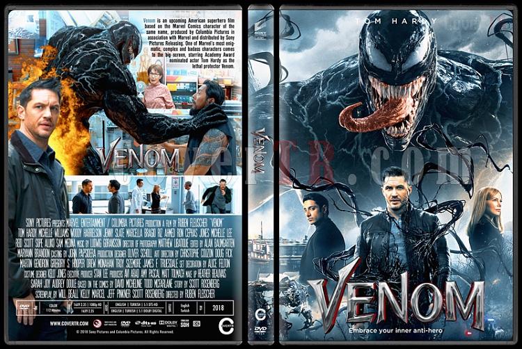 Venom (Venom: Zehirli fke) - Custom Dvd Cover - English [2018]-01jpg