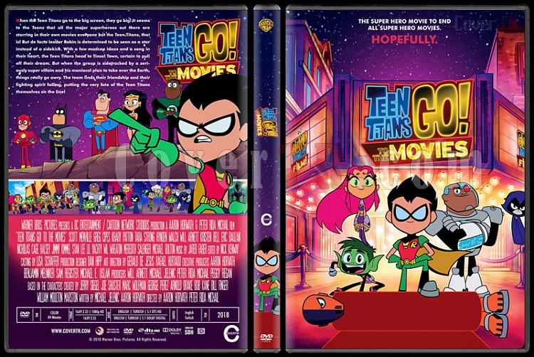 Teen Titans Go! To the Movies (Gen Titanlar Filmi) - Custom Dvd Cover - English [2018]-01jpg