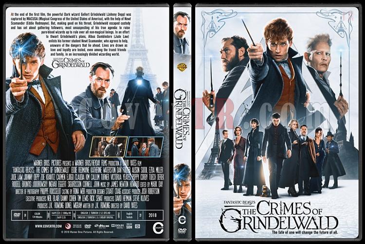 Fantastic Beasts: The Crimes of Grindelwald (Fantastik Canavarlar: Grindelwald'n Sular) - Custom Dvd Cover - English [2018]-2jpg