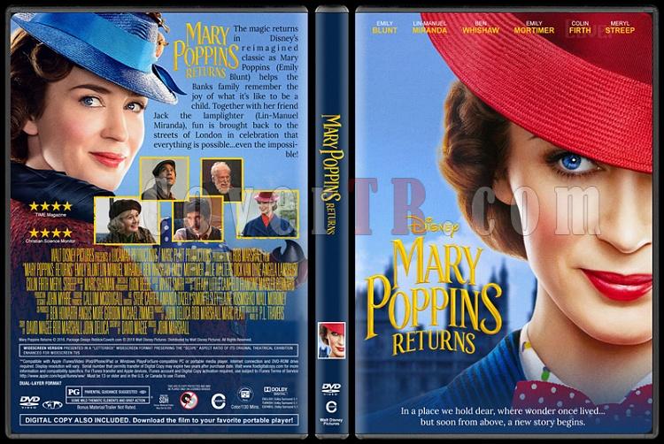 Mary Poppins Returns (Mary Poppins: Sihirli Dad) - Custom Dvd Cover - English [2018]-2jpg