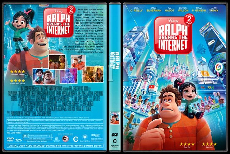 Ralph Breaks the Internet (Ralph ve nternet) - Custom Dvd Cover - English [2018]-1jpg