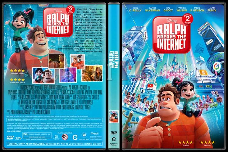 Ralph Breaks the Internet (Ralph ve nternet) - Custom Dvd Cover - English [2018]-1jpg