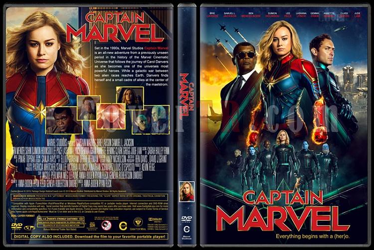 Captain Marvel - Custom Dvd Cover - English [2019]-02jpg