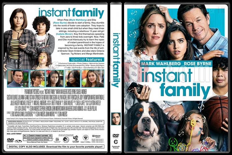 Instant Family (Şipşak Aile) - Custom Dvd Cover - English [2018]-01jpg