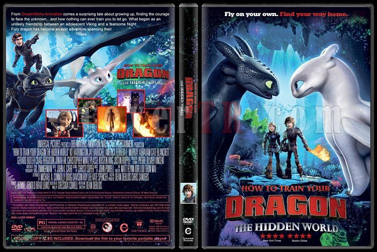 How to Train Your Dragon: The Hidden World (Ejderhan Nasl Eitirsin: Gizli Dnya) - Custom Dvd Cover - English [2019]-02jpg