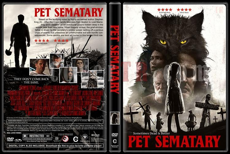 Pet Sematary (Hayvan Mezarlığı) - Custom Dvd Cover - English [2019]-02jpg