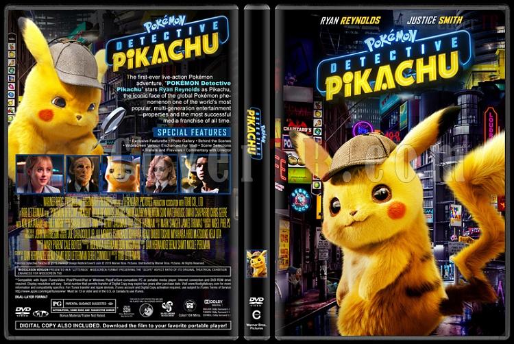 Pokmon Detective Pikachu (Pokmon Dedektif Pikachu) - Custom Dvd Cover - English [2019]-01jpg