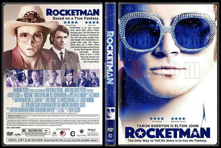 Rocketman - Custom Dvd Cover - English [2019]-03jpg