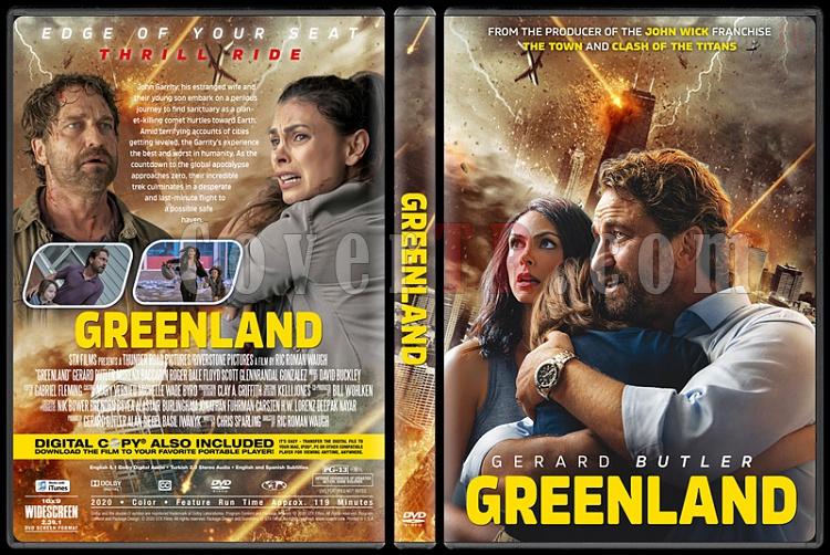 Greenland (Greenland: Son Sığınak) - Custom Dvd Cover - English [2020]-2jpg