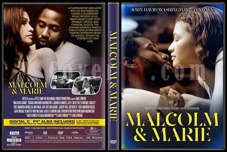 Malcolm & Marie - Custom Dvd Cover - English [2021]-2jpg