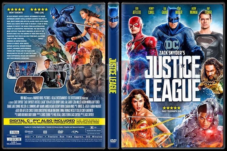 Zack Snyder's Justice League - Custom Dvd Cover - English [2021]-1jpg